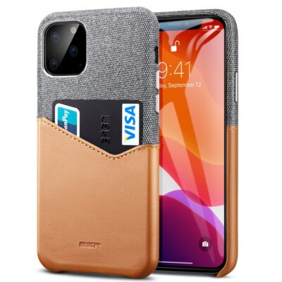ESR Metro Wallet case for iPhone 11 ( 6.1 ) gray brown