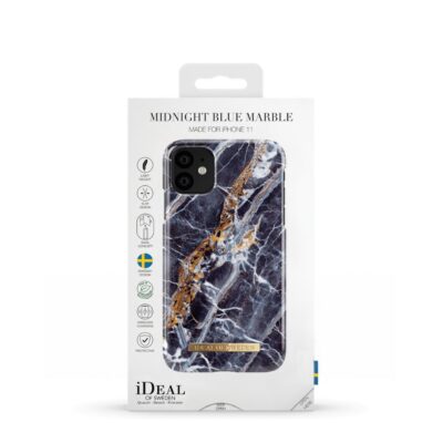 iDeal Of Sweden for iPhone 11 Midnight Blue Marble