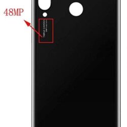 Back cover for Huawei P30 Lite black (Midnight Black) 48MP