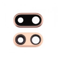 iPhone 8 Plus lens for camera with frame gold