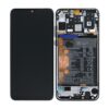 LCD screen Huawei P30 Lite with touch screen and frame and battery black original (service pack)