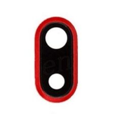 iPhone 8 Plus lens for camera with frame red