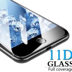 Screen protection glass “11D Full Glue” Apple iPhone 6 / 6S white bulk