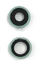 iPhone 11 lens for camera with frame green (2pcs)