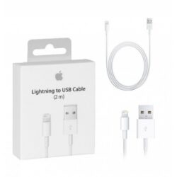 USB cable original iPhone 5 / 6 / 7 / 8 / X / 11 “lightning” (2M) (A1510) (used Grade A) with box