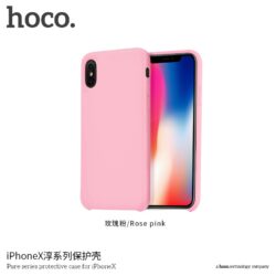 Case “Hoco Pure Series” Apple iPhone X rose pink