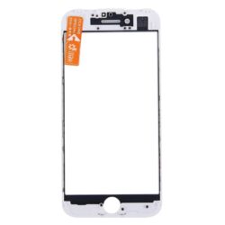 LCD screen glass Apple iPhone 7 with frame and OCA white  (v2)
