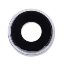 iPhone XR lens for camera with frame silver-white