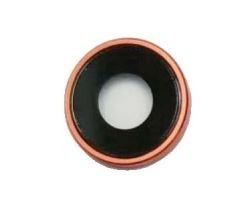 iPhone XR lens for camera with frame coral