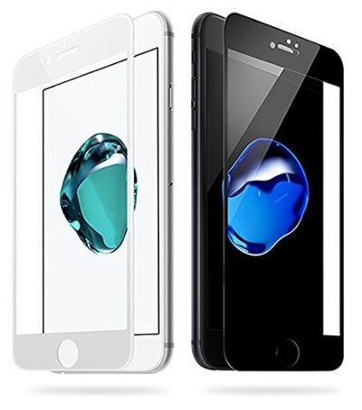 Screen protection glass "5D Full Glue" Apple iPhone 7 / 8 curved black bulk