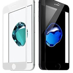 Screen protection glass “5D Full Glue” Apple iPhone 7 Plus / 8 Plus curved black bulk