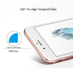 Screen protection glass “2.5D Full Glue” Apple iPhone 6 / 6S white bulk