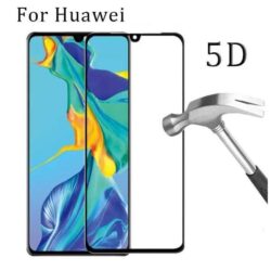 Screen protection glass “5D Full Glue” Huawei P20 Lite / Nova 3e curved black bulk