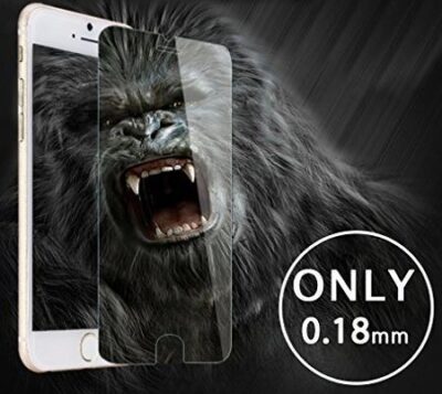 Screen protection glass "Gorilla 0.18mm" Apple iPhone 6 / 6S white bulk