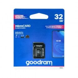 Memory card GOODRAM MicroSD 32GB (class10 UHS-I) + SD Adapter