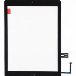 Puuteklaas iPad 2018 9.7 (6th) black with Home button and holders HQ