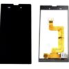 LCD screen Sony D5103 Xperia T3 with touch screen and frame black original (service pack)