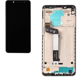 Ekraan Xiaomi Redmi Note 5 with touch screen and frame black HQ