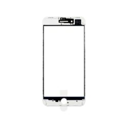 LCD screen glass Apple iPhone 7 Plus with frame and OCA white with holders  (v2)