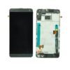 LCD screen HTC Desire 610 with touch screen and frame white original (service pack)