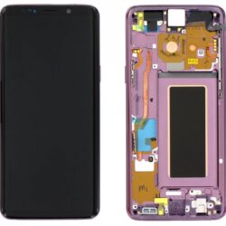 Ekraan Samsung G960F S9 with touch screen and frame violet (Lilac Purple) original (used Grade B)