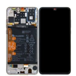 Ekraan Huawei P30 Lite with touch screen and frame white original (kasutatud Seisukord A)