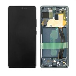 Ekraan Samsung G770F S10 Lite with touch screen black original (service pack)