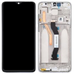Ekraan Xiaomi Redmi Note 8 Pro with touch screen with frame white original (service pack)