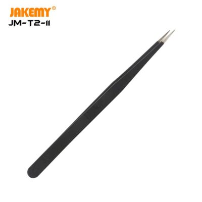 Metal antistatic tweezers Jakemy JM-T2-11 ESD
