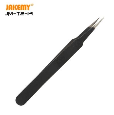 Metal antistatic tweezers Jakemy JM-T2-14 ESD