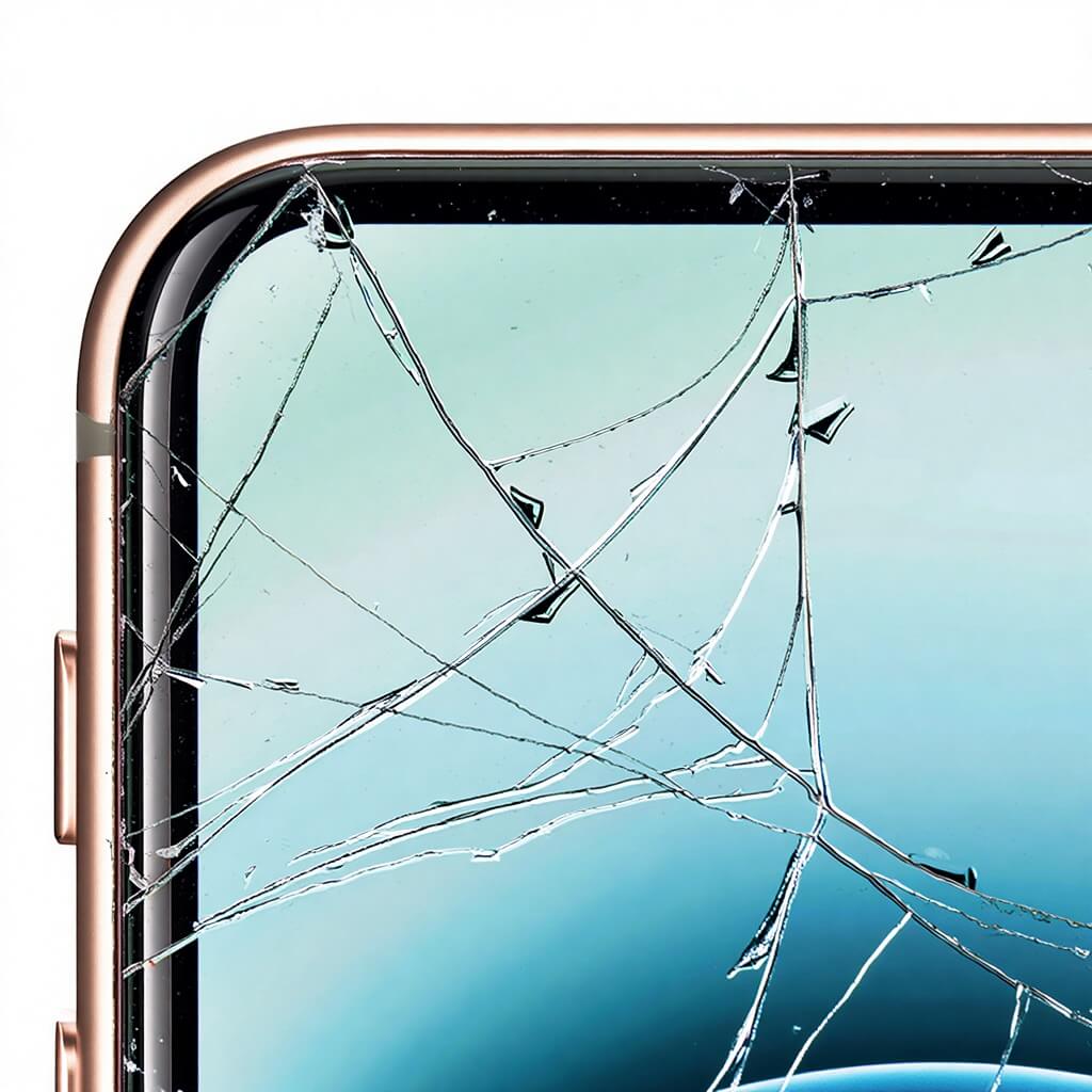 Katkine iphone ekraan