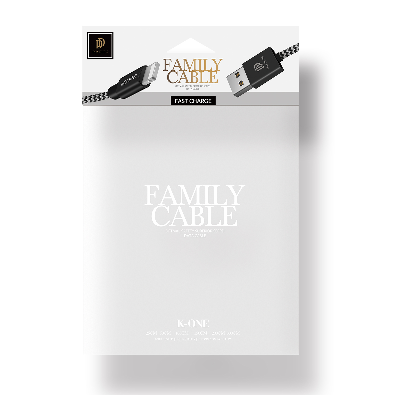 Laadimisjuhe Dux Ducis K-ONE Lightning FastCharging 1.0m - Image 6