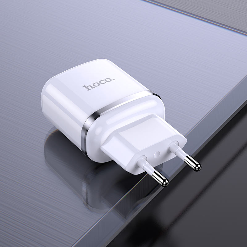 Laadija Hoco N4 12W 2xUSB-A valge - Image 3