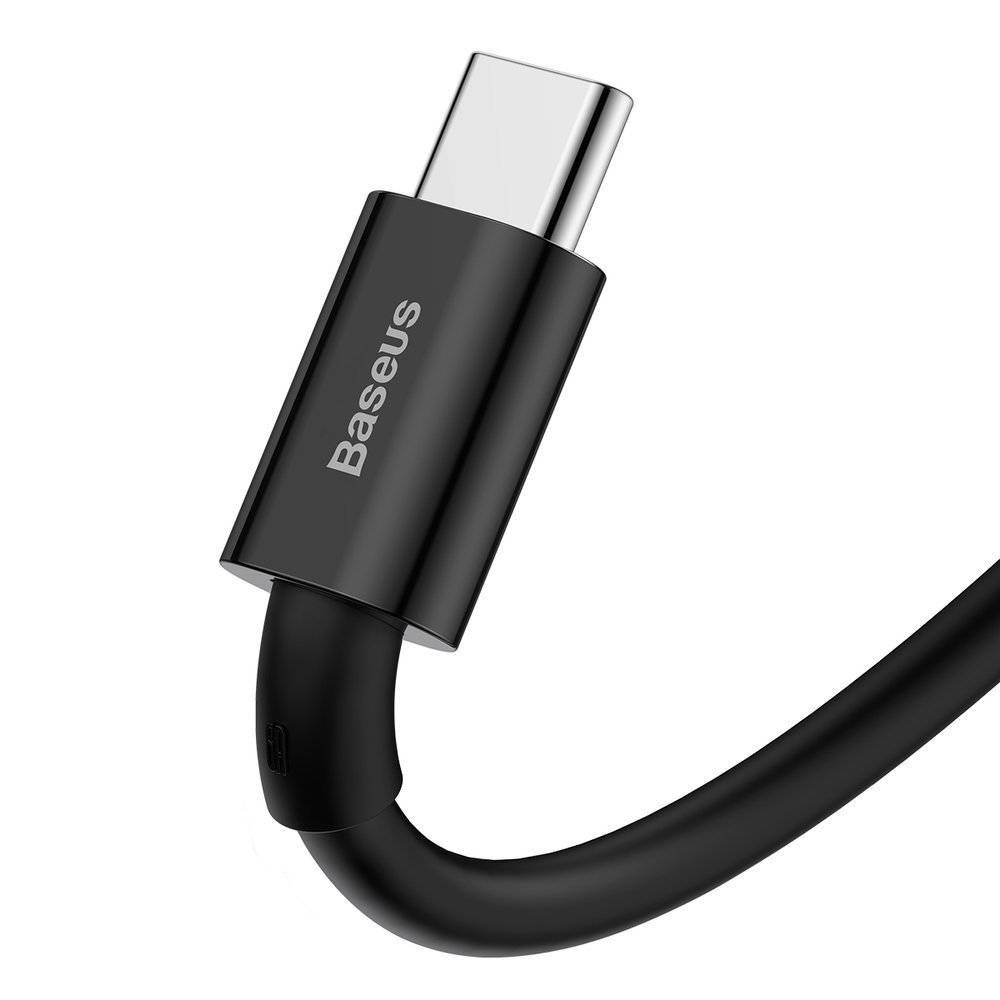 USB caabel Baseus Superior alates USB kuni Type-C 66W 1.0m must CATYS-01 - Image 6