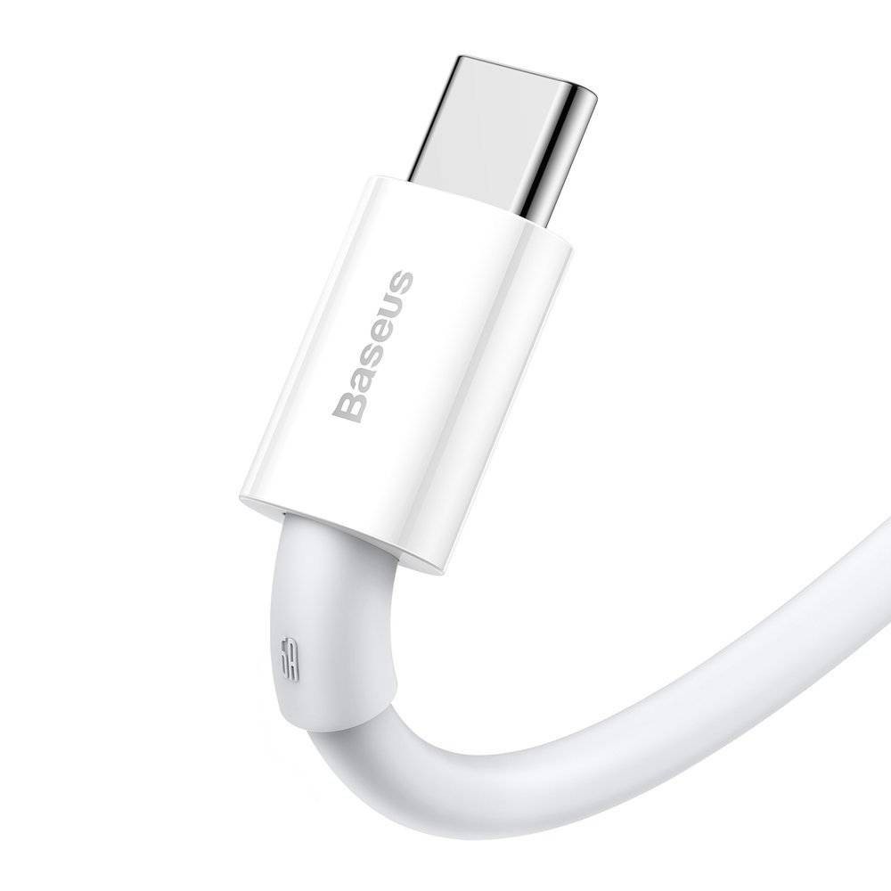 USB kaabel Baseus Superior alates USB kuni Type-C 66W 2.0m valge CATYS-A02 - Image 3