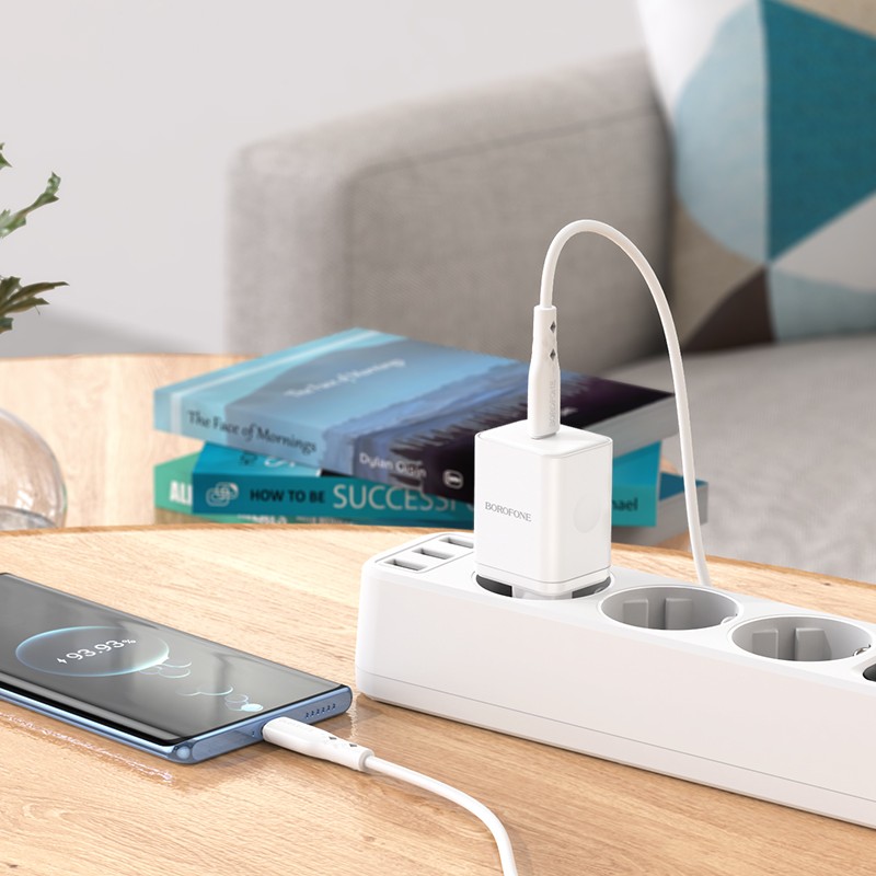 Laadija Borofone BN6 20W USB-C valge - Image 5