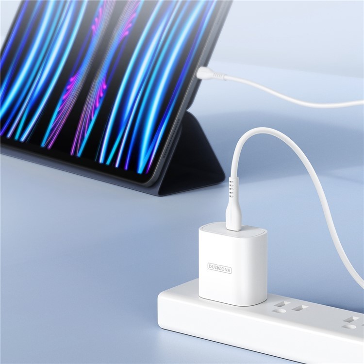 Laadija DUZZONA T6 25W USB-C valge - Image 4