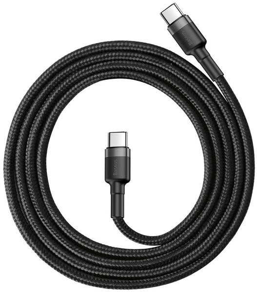 Kaabel Baseus Cafule PD Type-C to Type-C 3A 60W hall-must 1.0m CATKLF-GG1 - Image 3