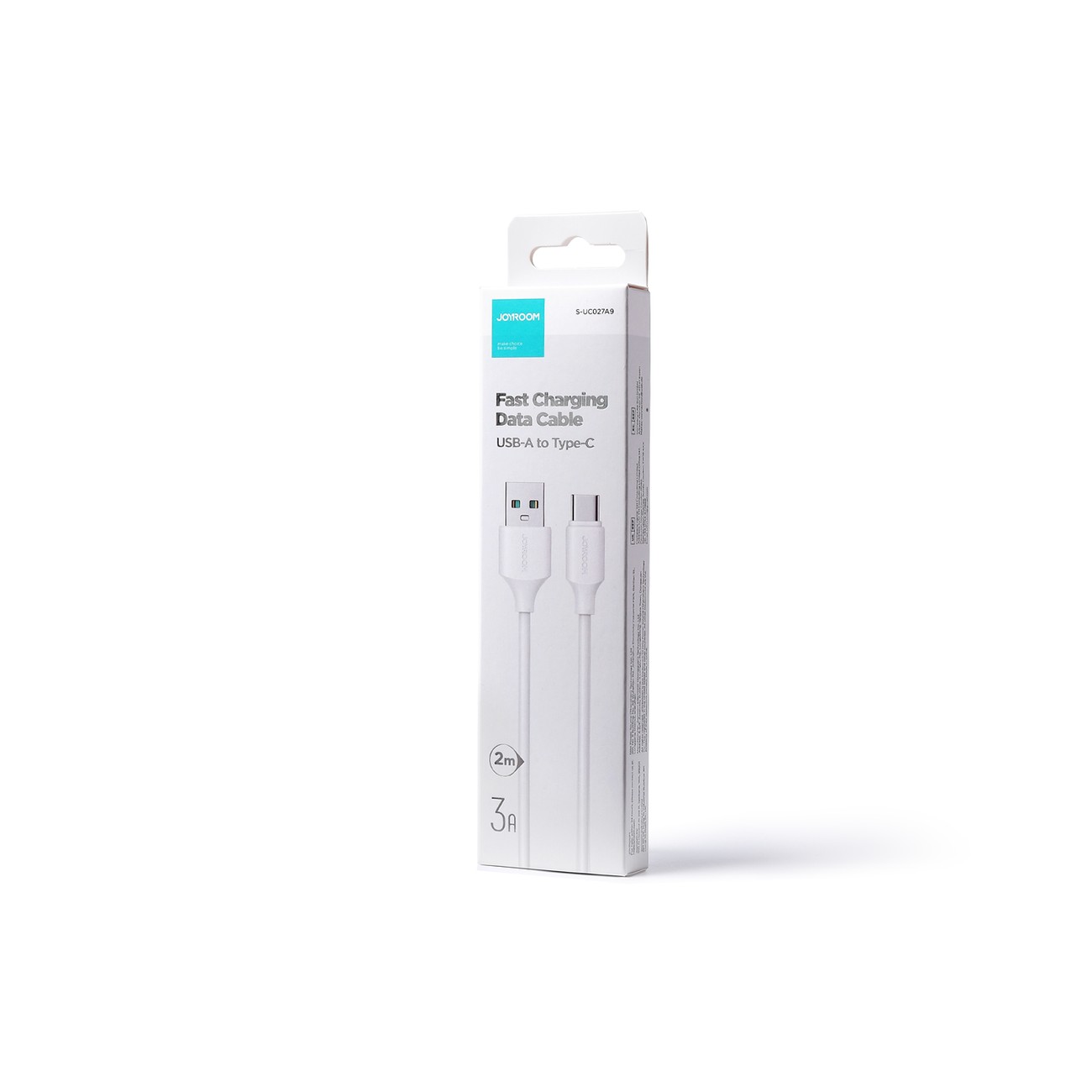Laadimisjuhe Joyroom S-UC027A9 USB to Type-C 3A 2.0m valge - Image 3