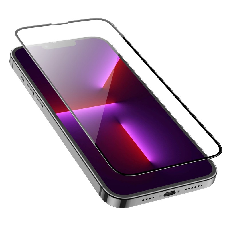LCD kaitsev karastatud klaas 5D Full Glue Samsung A135 A13 4G/A136 A13 5G/A047 A04s kumer must - Image 2