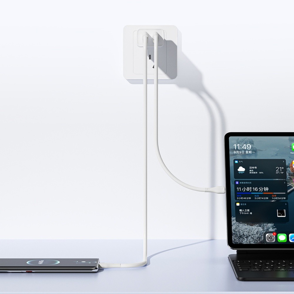 Laadija Awei C15-EU 10W 2xUSB-A valge - Image 3