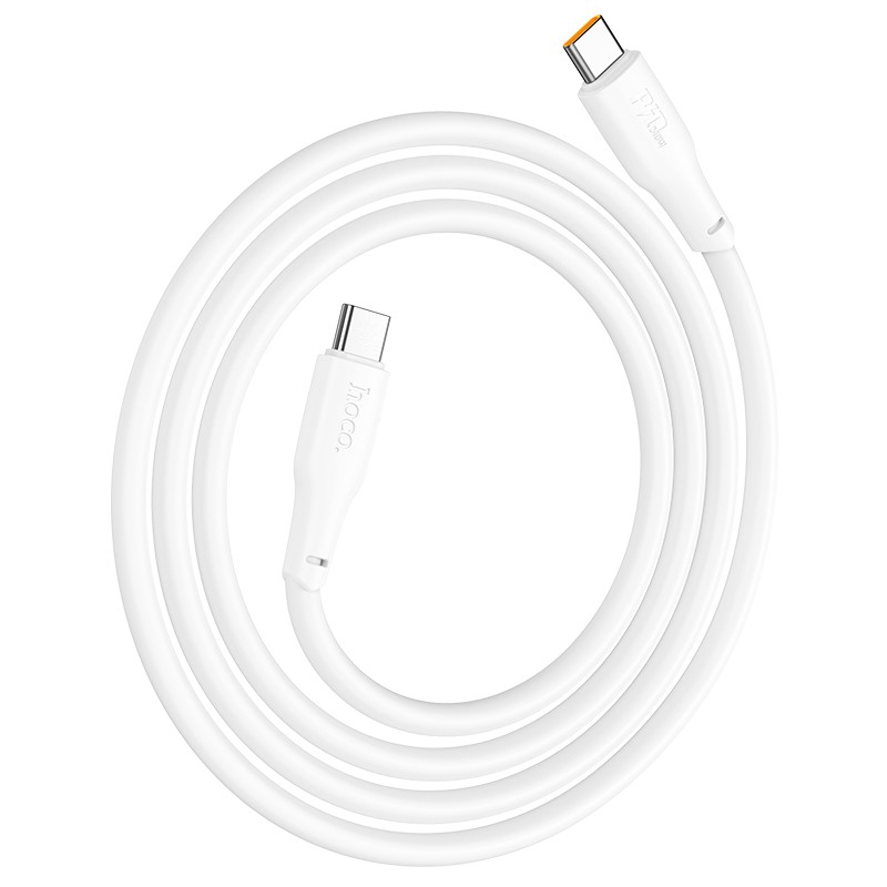 Laadimisjuhe Hoco X93 60W USB-C to USB-C 2.0m valge - Image 5
