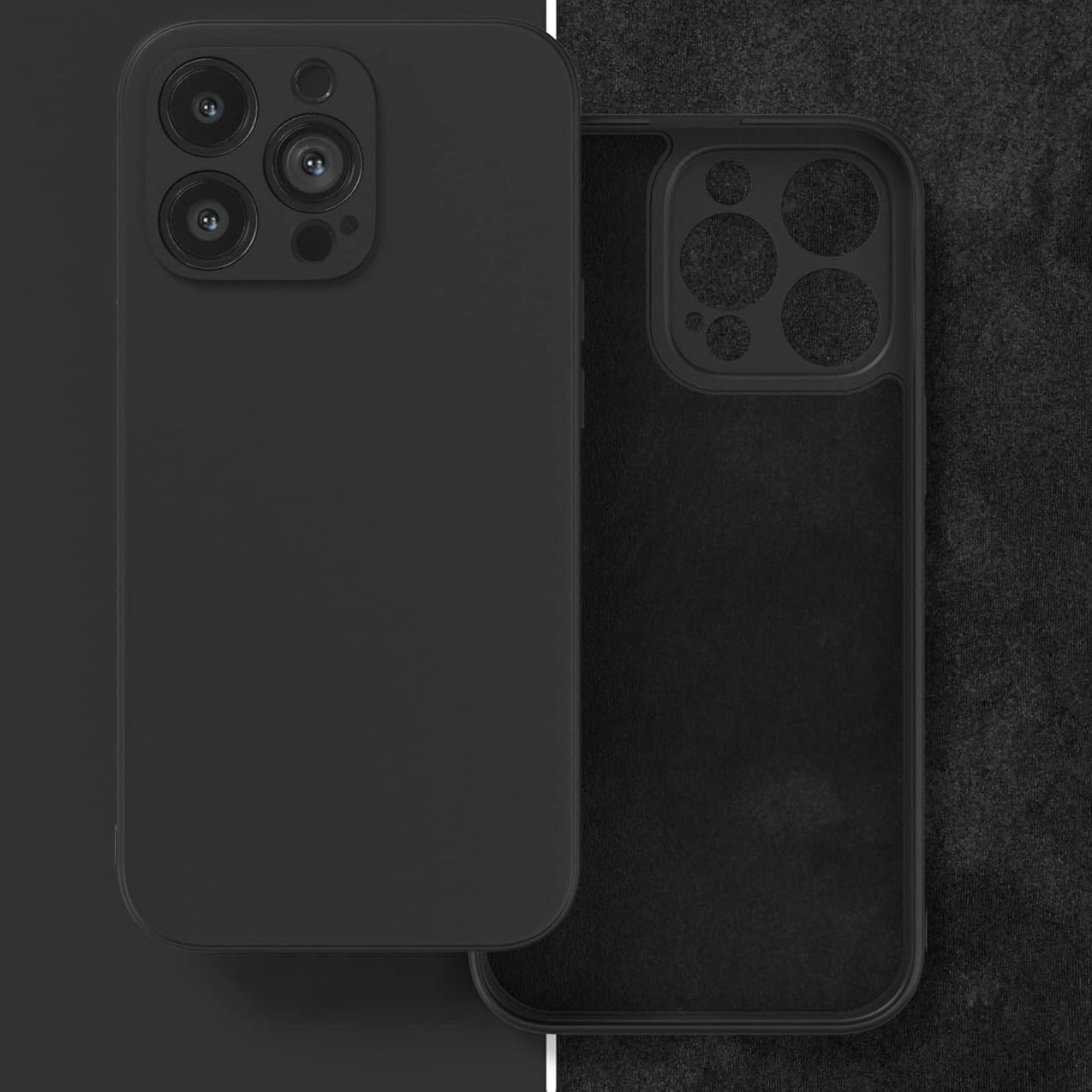 Telefoniümbris Liquid Silicone 1.5mm Samsung S936 S25 Plus must - Image 2