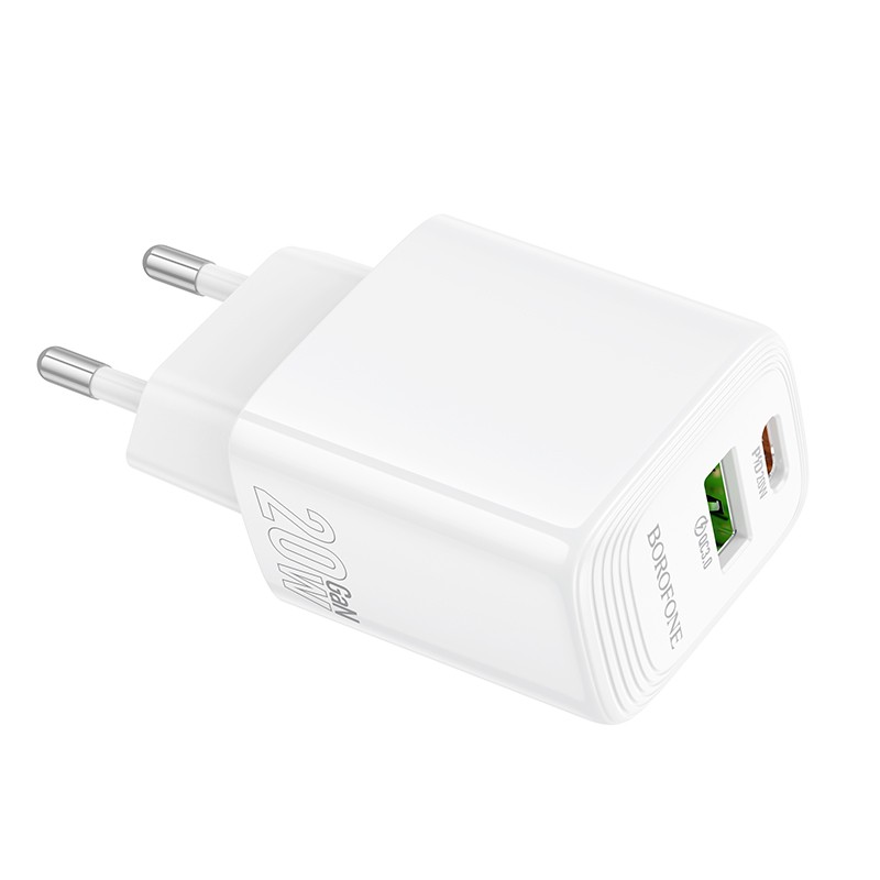 Laadija Borofone BN27 20W USB-C/USB-A valge - Image 2