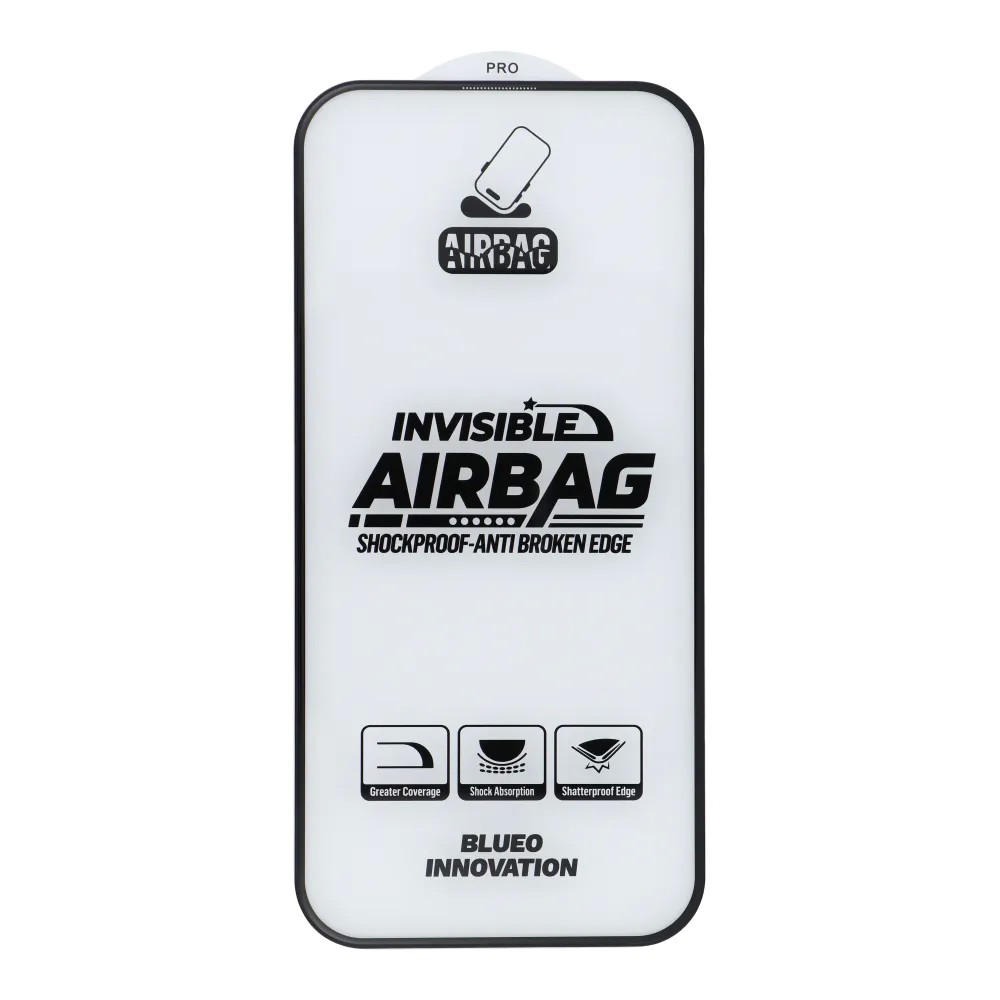 LCD kaitsev karastatud klaas 5D Mr. Monkey Glass (Airbag Anti-Broken) Apple iPhone 16 Pro Max must - Image 2