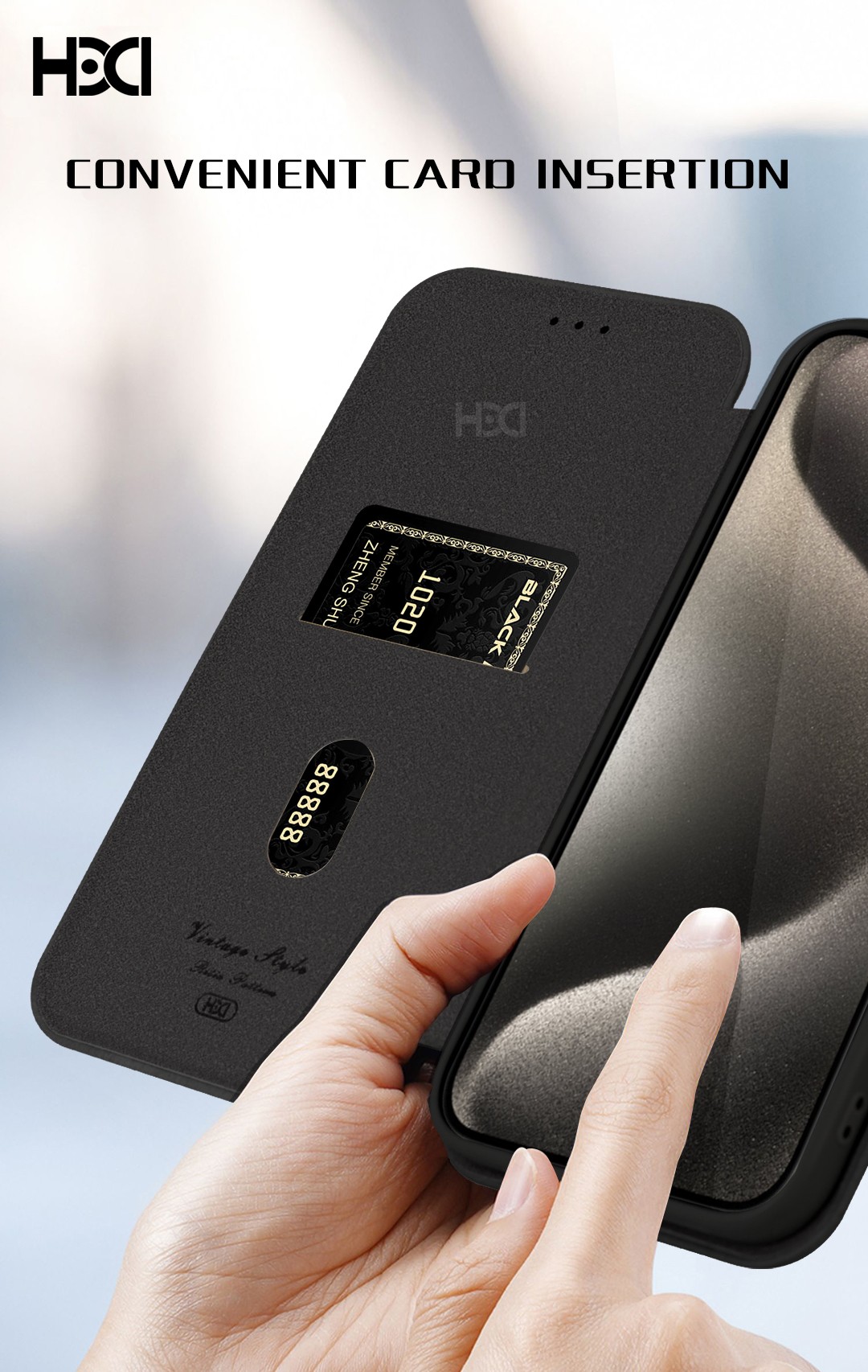 Telefoniümbris HDD Classic Wallet Case Samsung A536 A53 5G must - Image 3