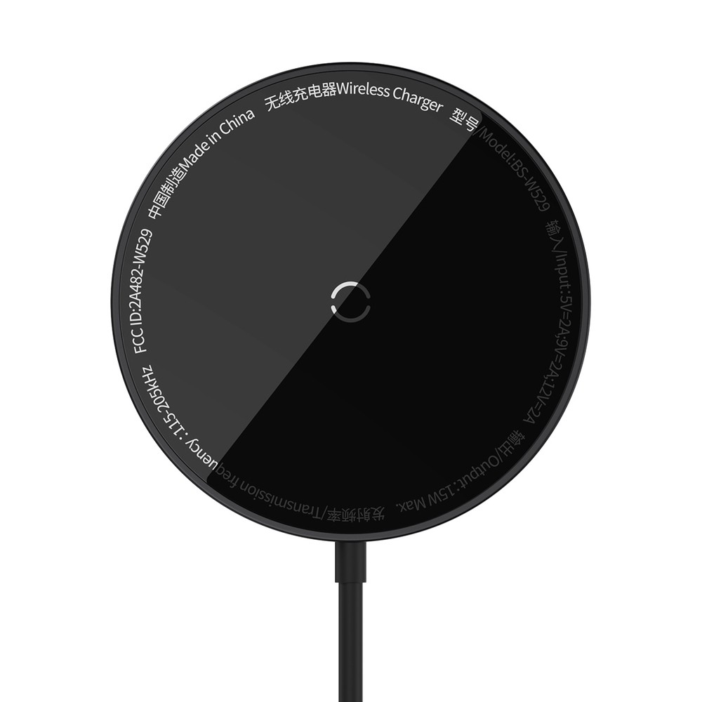 Juhtmeta laadija Baseus Simple Mini 3 15W MagSafe must CCJJ040001 - Image 3