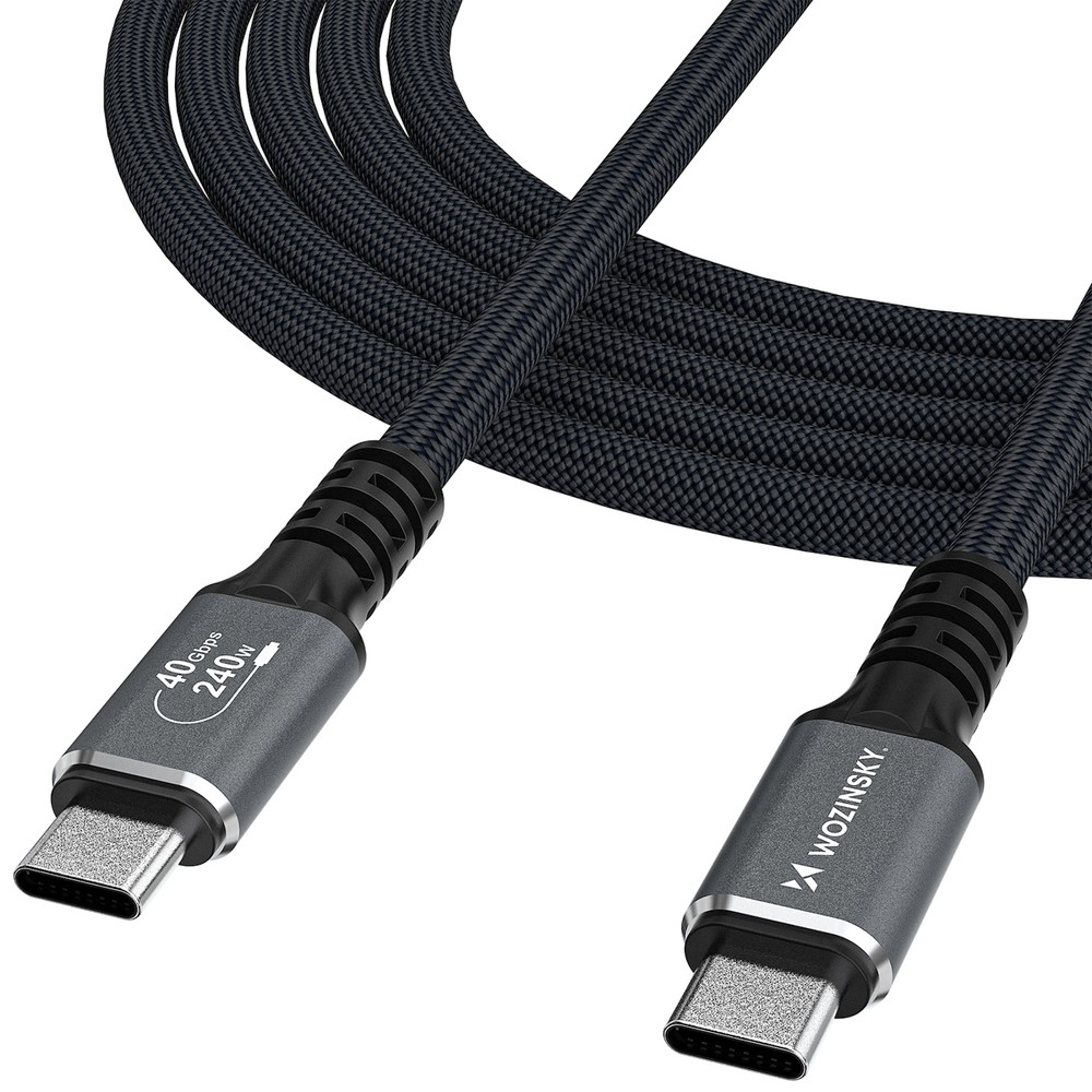 Laadimisjuhe Wozinsky WPS-UY41S USB-C Thunderbolt 4 240W 1.0m must - Image 2