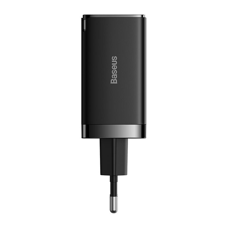 Laadija Baseus GaN5 Pro 65W 2xUSB-C/USB-A + USB-C to USB-C cable must CCGP120201 - Image 3