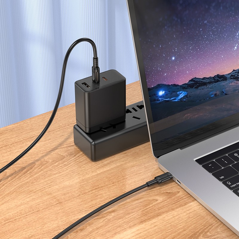 Laadimisjuhe Borofone BX111 60W USB-C to USB-C 1.0m must - Image 4